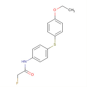 38007-90-8  Acetamide, N-[4-[(4-ethoxyphenyl)thio]phenyl]-2-fluoro-