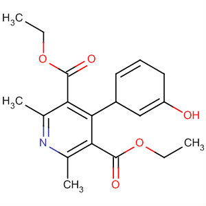 34148-68-0  3,5-Pyridinedicarboxylic acid,1,4-dihydro-4-(3-hydroxyphenyl)-2,6-dimethyl-, diethyl ester