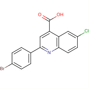 342017-94-1  4-Quinolinecarboxylic acid, 2-(4-bromophenyl)-6-chloro- 342017-94-1  4-Quinolinecarboxylic acid, 2-(4-bromophenyl)-6-chloro-