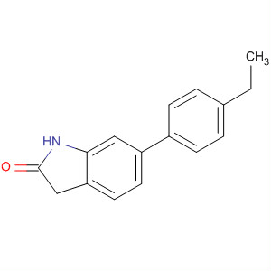 342642-28-8  2H-Indol-2-one, 6-(4-ethylphenyl)-1,3-dihydro-