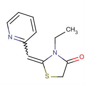 342802-46-4  4-Thiazolidinone, 3-ethyl-2-(2-pyridinylmethylene)- 342802-46-4  4-Thiazolidinone, 3-ethyl-2-(2-pyridinylmethylene)-