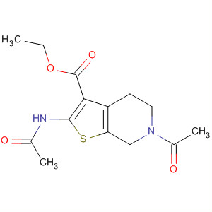 342887-72-3  Tiéno[2,3-c]piridin-3-karbonsav,6-acetil-2-(acetilamino)-4,5,6,7-tetrahidro-, etil-észter