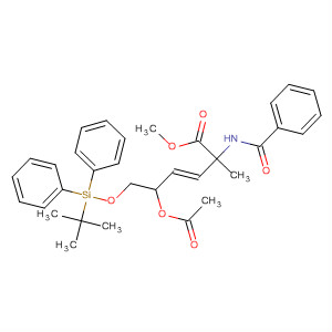 342909-21-1  3-Hexenoic acid,5-(acetyloxy)-2-(benzoylamino)-6-[[(1,1-dimethylethyl)diphenylsilyl]oxy]-2-methyl-, methyl ester, (3E)-