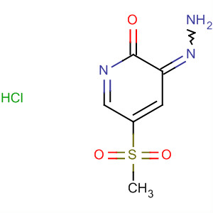 343262-52-2  2(1H)-Pyridinone, 5-(methylsulfonyl)-, hydrazone, monohydrochloride