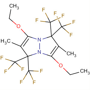 343937-51-9  1H,5H-Pyrazolo[1,2-a]pyrazol,3,7-diethoxy-2,6-dimethyl-1,1,5,5-tetrakis (trifluormethyl)-