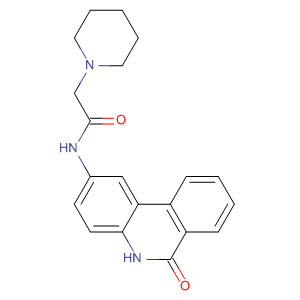 344458-23-7  1-Piperidineacetamide, N-(5,6-dihydro-6-oxo-2-phenanthridinyl)-