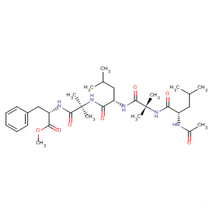 344607-99-4  L-Phenylalanine,N-acetyl-L-leucyl-2-methylalanyl-L-leucyl-2-methylalanyl-, methyl ester