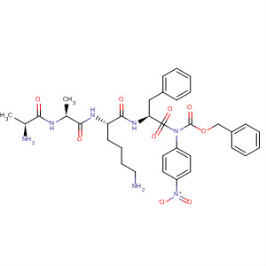 344611-70-7  L-Phenylalaninamide,N-[(phenylmethoxy)carbonyl]-L-alanyl-L-alanyl-L-lysyl-N-(4-nitrophenyl)-