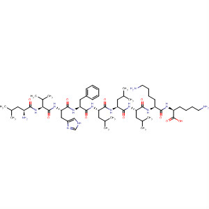344798-59-0  L-Lysine,L-leucyl-L-valyl-L-histidyl-L-phenylalanyl-L-leucyl-L-leucyl-L-leucyl-L-lysyl-