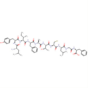 344799-10-6  L-Phenylalanine,L-leucyl-L-tyrosyl-L-isoleucyl-L-phenylalanyl-L-alanyl-L-threonyl-L-cysteinyl-L-leucylglycyl-