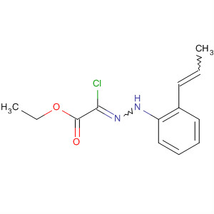 344882-16-2  Acetic acid, chloro[[2-(1-propenyl)phenyl]hydrazono]-, ethyl ester