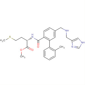 344900-92-1  L-Methionine,N-[[5-[[(1H-imidazol-4-ylmethyl)amino]methyl]-2'-methyl[1,1'-biphenyl]-2-yl]carbonyl]-, methyl ester