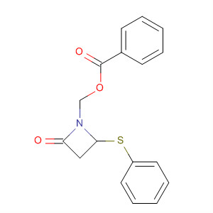 344930-64-9  2-Azetidinone, 1-[(benzoyloxy)methyl]-4-(phenylthio)-