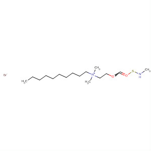 34524-03-3  1-Decanaminium,N,N-dimethyl-N-[2-[(methylamino)thioxomethoxy]ethyl]-, bromide