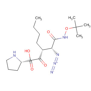 345345-30-4  L-Proline,1-[(2R)-2-[(1R)-1-azido-2-(hydroxyamino)-2-oxoethyl]-1-oxohexyl]-,1,1-dimethylethyl ester