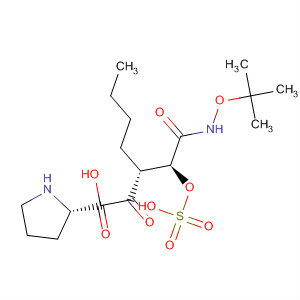345345-31-5  L-Proline,1-[(2R)-2-[(1S)-2-(hydroxyamino)-2-oxo-1-(sulfooxy)ethyl]-1-oxohexyl]-,2-(1,1-dimethylethyl) ester