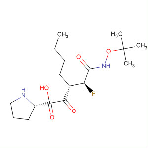 345345-32-6  L-Proline,1-[(2S)-2-[(1S)-1-fluoro-2-(hydroxyamino)-2-oxoethyl]-1-oxohexyl]-,1,1-dimethylethyl ester