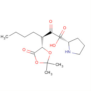 345347-08-2  L-Proline,1-[(2R)-2-[(4S)-2,2-dimethyl-5-oxo-1,3-dioxolan-4-yl]-1-oxohexyl]-