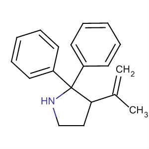 34574-23-7  Pyrrolidine, 3-(1-methylethenyl)-2,2-diphenyl-