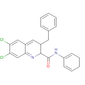 345954-37-2  1(2H)-Quinoxalinecarboxamide,6,7-dichloro-3,4-dihydro-N-phenyl-3-(phenylmethyl)-