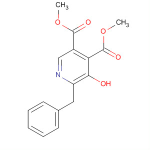 34619-56-2  3,4-Pyridinedicarboxylic acid, 5-hydroxy-6-(phenylmethyl)-, dimethylester