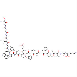 346448-19-9  L-Lysine,L-serylglycylglycyl-L-alanyl-L-isoleucyl-L-tyrosyl-L-tryptophyl-L-prolyl-L-valyl-L-a-glutamyl-L-glutaminyl-L-phenylalanyl-L-isoleucyl-L-alanyl-L-phenylalanyl-L-methionyl-L-alanyl-L-valylglycyl-