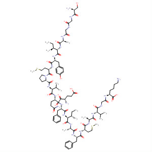 346448-20-2  L-Lysine,L-serylglycylglycyl-L-alanyl-L-isoleucyl-L-tyrosyl-L-methionyl-L-prolyl-L-valyl-L-a-glutamyl-L-glutaminyl-L-phenylalanyl-L-isoleucyl-L-alanyl-L-phenylalanyl-L-methionyl-L-alanyl-L-valylglycyl-