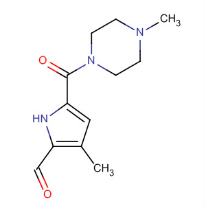 346600-38-2  Piperazine, 1-[(5-formyl-4-methyl-1H-pyrrol-2-yl)carbonyl]-4-methyl-