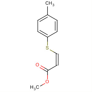 34726-93-7  2-Propenoic acid, 3-[(4-methylphenyl)thio]-, methyl ester, (Z)-