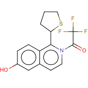 347979-27-5  6-Isoquinolinol, 1,2,3,4-tetrahydro-1-(2-thienyl)-2-(trifluoroacetyl)-