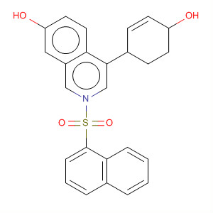 347983-11-3  7-Isoquinolinol,1,2,3,4-tetrahydro-4-(4-hydroxyphenyl)-2-(1-naphthalenylsulfonyl)-