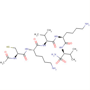 348129-31-7  L-Valinamide, N-acetyl-L-cysteinyl-L-lysyl-L-valyl-L-lysyl-