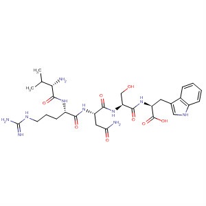 348635-61-0  L-Tryptophan, L-valyl-L-arginyl-L-asparaginyl-L-seryl-