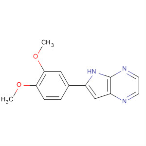 348637-50-3  4H-Pyrrolo[2,3-b]pyrazine, 6-(3,4-dimethoxyphenyl)-