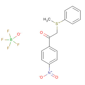 34881-68-0  Sulfonium, methyl[2-(4-nitrophenyl)-2-oxoethyl]phenyl-,tetrafluoroborate(1-)