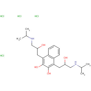 34898-99-2  2-Propanol,1,1'-[2,3-naphthalenediylbis(oxy)]bis[3-[(1-methylethyl)amino]-,dihydrochloride