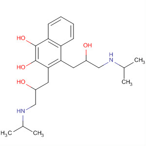 34899-06-4  2-Propanol,1,1'-[1,2-naphthalenediylbis(oxy)]bis[3-[(1-methylethyl)amino]-