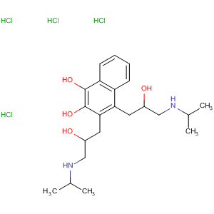 34899-07-5  2-Propanol,1,1'-[1,2-naphthalenediylbis(oxy)]bis[3-[(1-methylethyl)amino]-,dihydrochloride