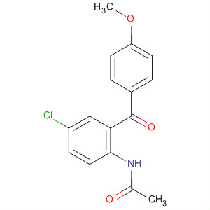 34999-44-5  Acetamide, N-[4-chloro-2-(4-methoxybenzoyl)phenyl]-