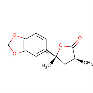 350010-24-1  2(3H)-Furanone, 5-(1,3-benzodioxol-5-yl)dihydro-3,5-dimethyl-,(3S,5R)-