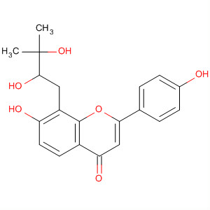 350221-42-0  4H-1-Benzopyran-4-one,8-(2,3-dihydroxy-3-methylbutyl)-7-hydroxy-2-(4-hydroxyphenyl)-