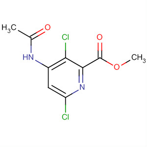 350601-49-9  2-Pyridinecarboxylic acid, 4-(acetylamino)-3,6-dichloro-, methyl ester