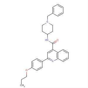351000-99-2  4-Quinolinecarboxamide,N-[1-(phenylmethyl)-4-piperidinyl]-2-(4-propoxyphenyl)-