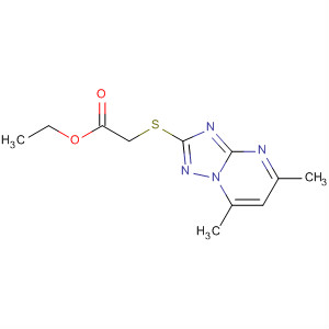 351176-82-4  Acetic acid, [(5,7-dimethyl[1,2,4]triazolo[1,5-a]pyrimidin-2-yl)thio]-, ethylester