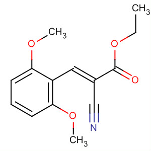 351334-79-7  2-Propenoic acid, 2-cyano-3-(2,6-dimethoxyphenyl)-, ethyl ester, (2E)-