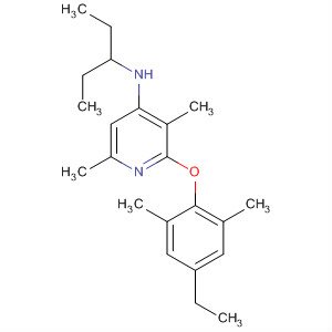 351379-09-4  4-Pyridinamine,2-(4-ethyl-2,6-dimethylphenoxy)-N-(1-ethylpropyl)-3,6-dimethyl- 351379-09-4  4-Pyridinamine,2-(4-ethyl-2,6-dimethylphenoxy)-N-(1-ethylpropyl)-3,6-dimethyl-