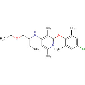 351379-33-4  4-Pyridinamine,2-(4-chloro-2,6-dimethylphenoxy)-N-[1-(ethoxymethyl)propyl]-3,6-dimethyl-