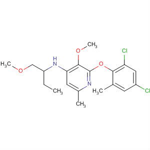 351379-44-7  4-Pyridinamine,2-(2,4-dichloro-6-methylphenoxy)-3-methoxy-N-[1-(methoxymethyl)propyl]-6-methyl-