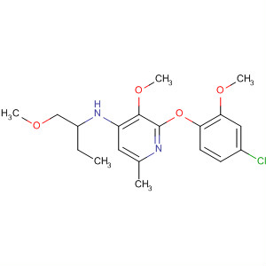 351379-45-8  4-Pyridinamine,2-(4-chloro-2-methoxyphenoxy)-3-methoxy-N-[1-(methoxymethyl)propyl]-6-methyl-
