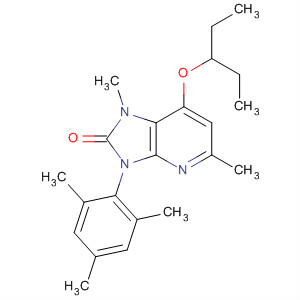 351380-93-3  2H-Imidazo[4,5-b]pyridin-2-one,7-(1-ethylpropoxy)-1,3-dihydro-1,5-dimethyl-3-(2,4,6-trimethylphenyl)-